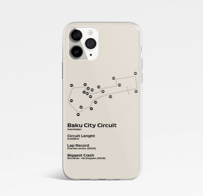 Baku City Circuit Azerbaijan F1 phone case