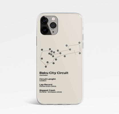 Baku City Circuit Azerbaijan F1 phone case