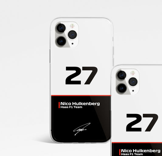 Nico Hulkenberg Haas 27 Formula 1 Phone case. Iphone, Samsung, Huawei.