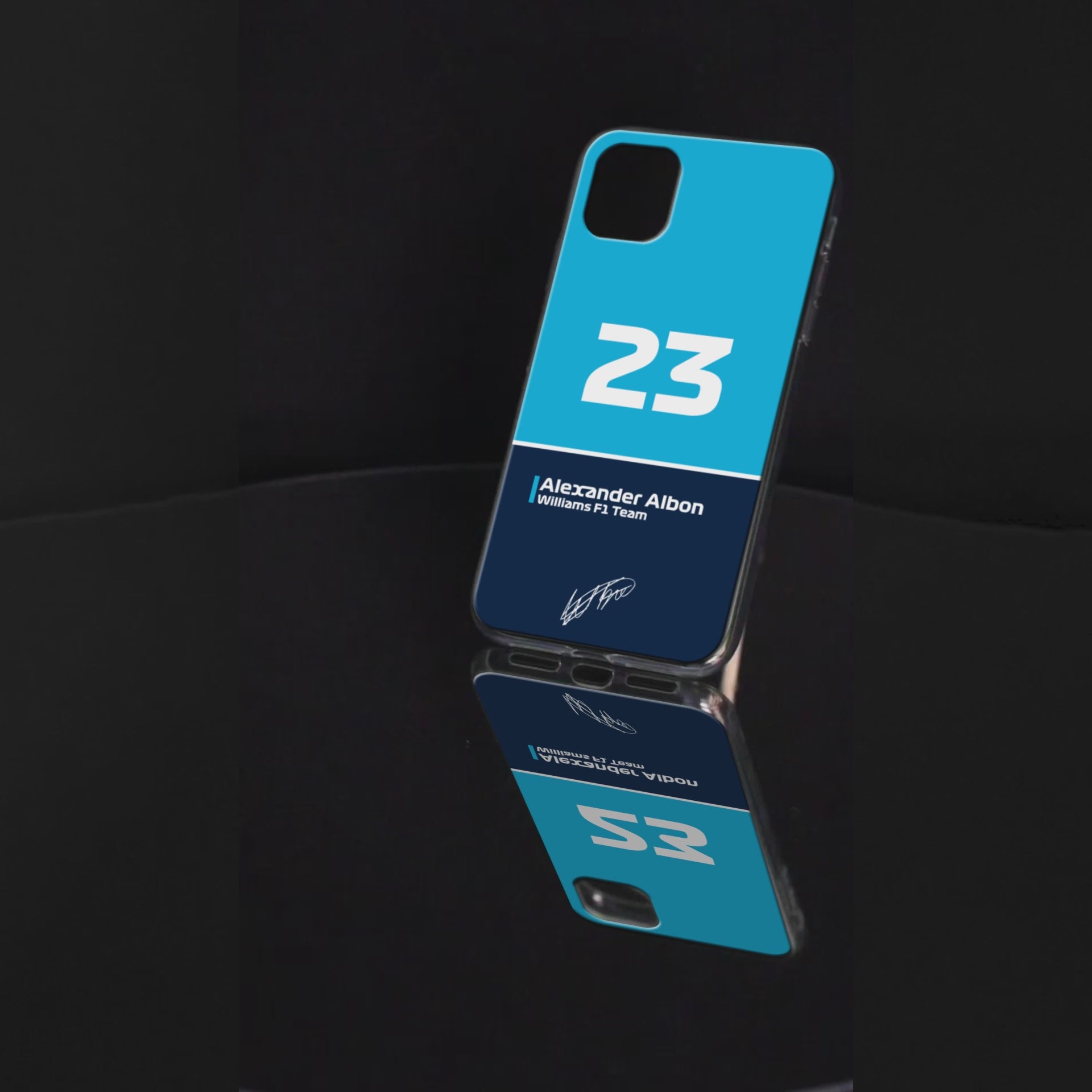 Alexander Albon Williams 23 Formula 1 Phone case. Iphone, Samsung, Huawei.